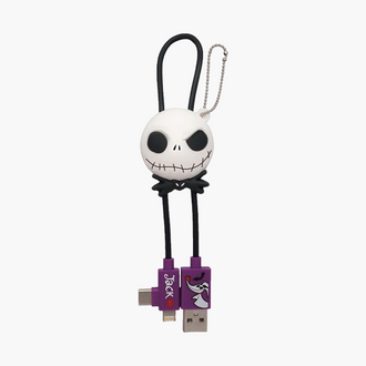 Disney The Nightmare Before Christmas JACK USB Cable Function Bag Clip