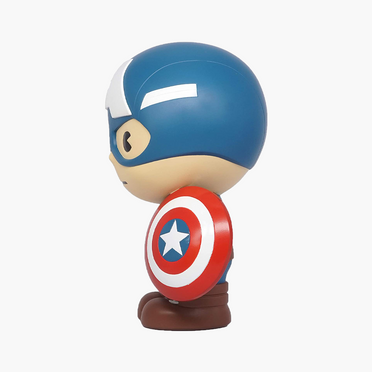 Captain America - Marvel Action Figure Piggy Bank  Collectible Coin Bank for Kids/Adults
