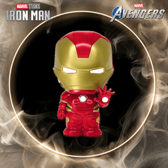 Tony Stark Iron Man Mini Figure Piggy Bank Cute Cartoon Marvel Avengers for Adults