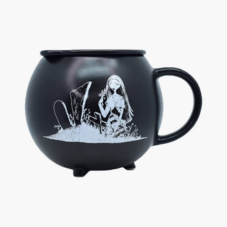 Halloween Cauldron Mug Nightmare Before Christmas Sally Cup with Lid 14Oz