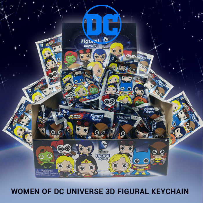 DC Comics Blind Bag 3D Figural Keychain: Women of DC Universe