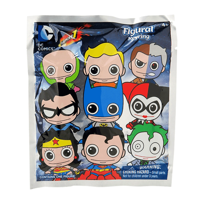 DC Figural Bag Clip - Single Blind Bag 3D Collectible(Free shipping)
