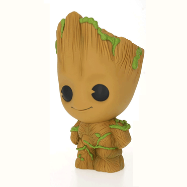 Cute Cartoon The Groot Piggy Bank for Adults 8inch Marvel PVC Figural Bank