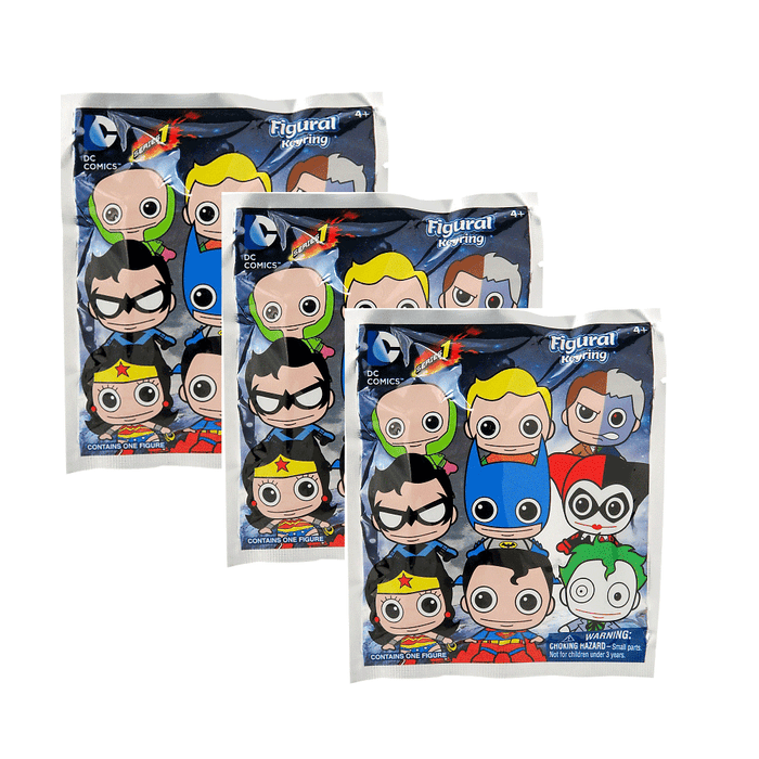 DC Figural Bag Clip - Single Blind Bag 3D Collectible(Free shipping)