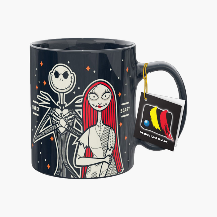 Halloween Coffee Mug Nightmare Before Christmas Jack & Sally Ceramic Cup