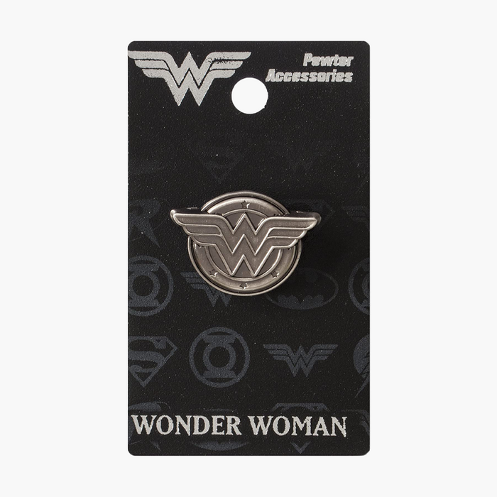 DC Wonder Woman Logo Pewter Lapel Pin