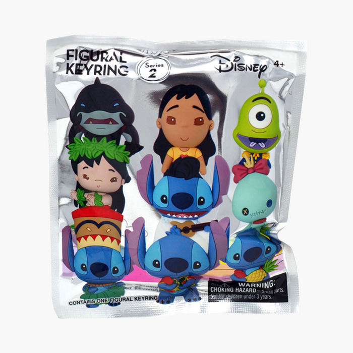 Disney Blind Bag Stitch Series 2 3D Figural Bag Clip for Bag/Backpack/Key